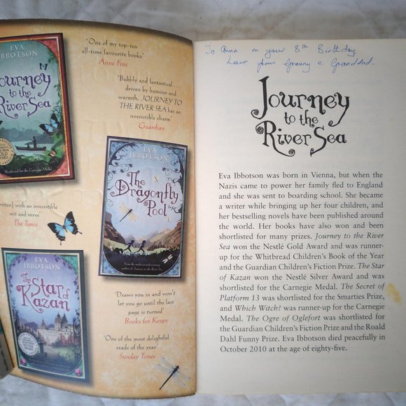 Journey to the River Sea - 10th Anniversary Edition By Eva Ibbotson - Picture 2 of 4